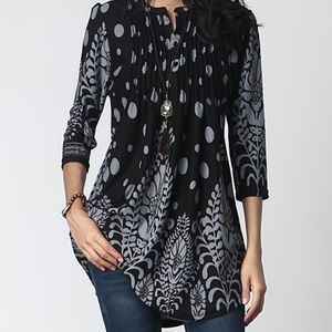 Black & Gray Tunic from Zulily